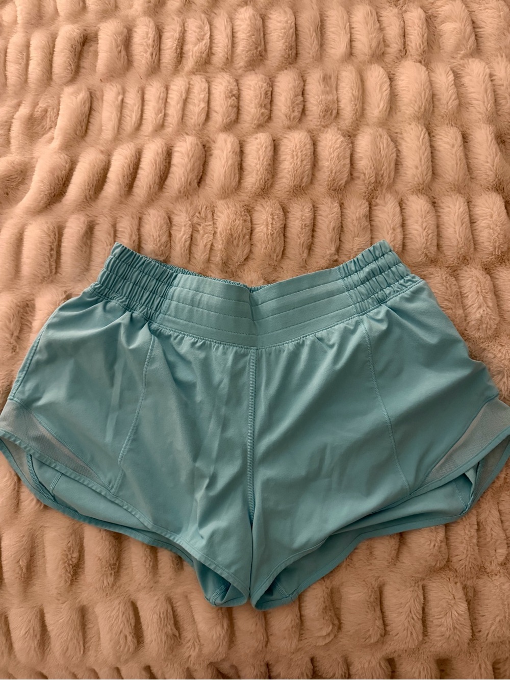 Women's Lightweight Athletic Shorts - Aqua